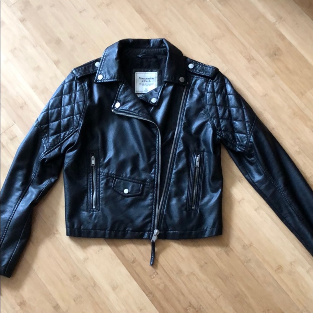 Abercrombie Vegan Leather Jacket